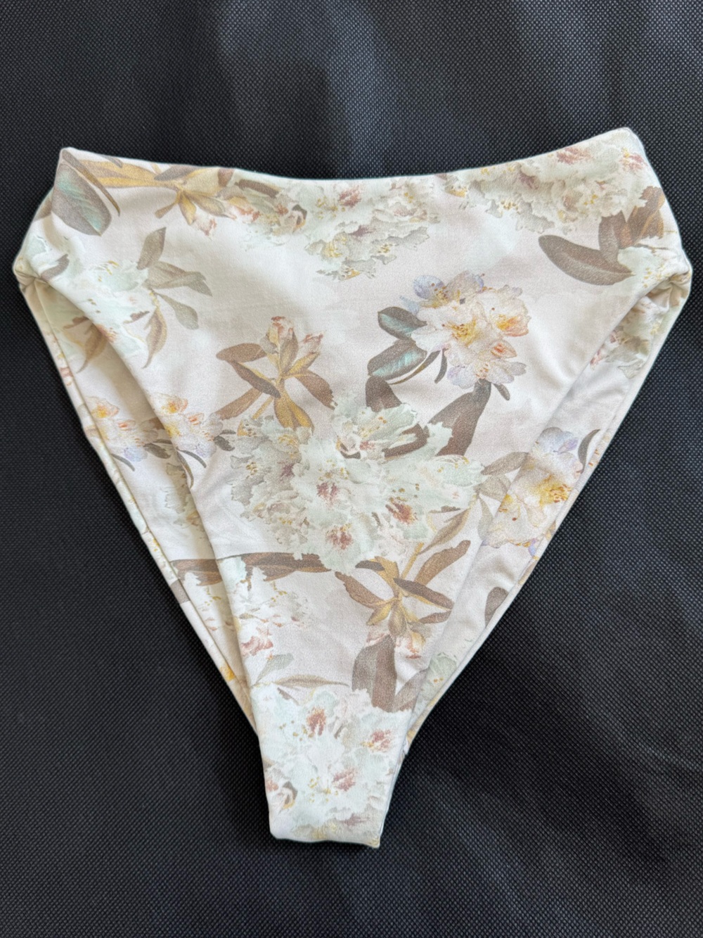 RARE Montce Paula Bikini Bottom Vintage Floral High-Cut Size Small
